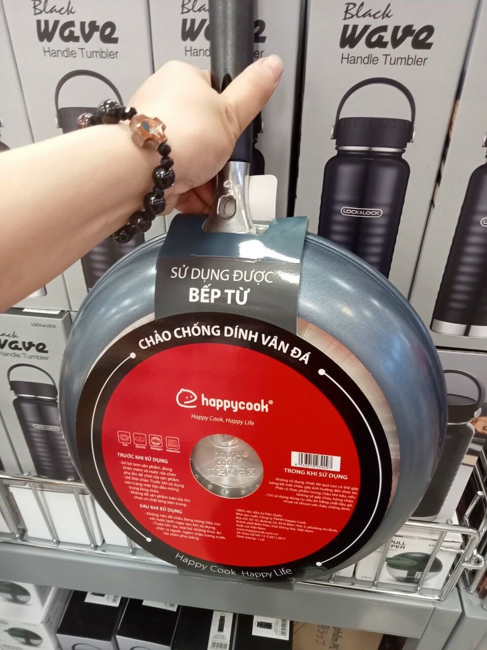 Chảo chống dính vân đá Happycook