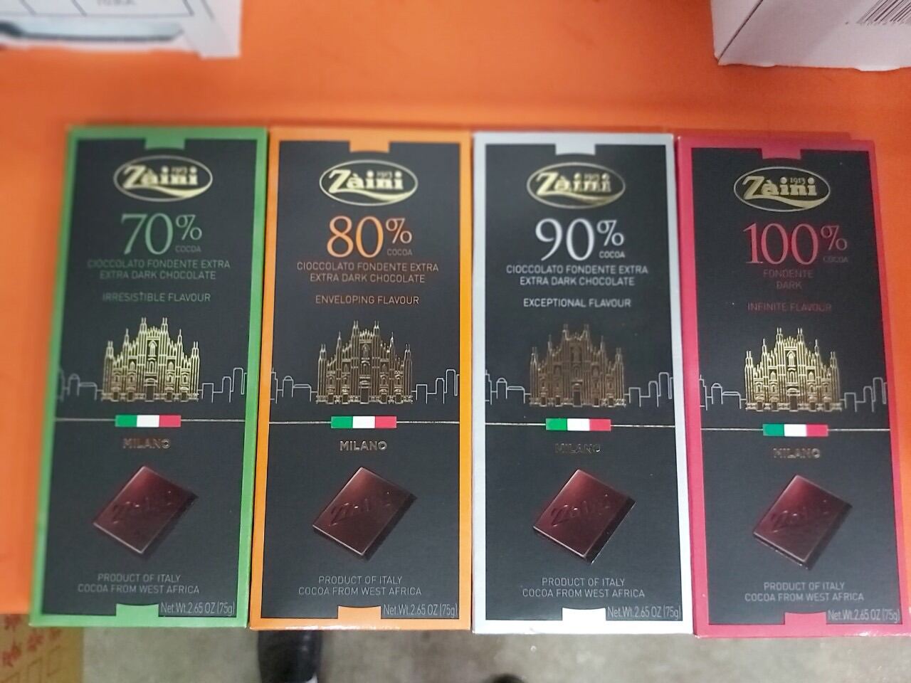 SOCOLA ĐẮNG ZANI NHẬP KHẨU ITALY - 70% 80% 90% 100% kakao thumbnail