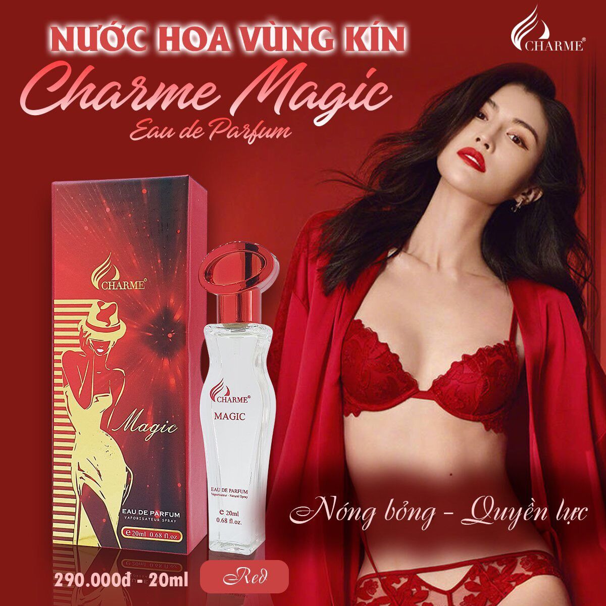 Nước hoa vùng kin nữ 20ml ( đỏ )