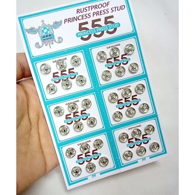 🌺 Vỉ 36 Cặp NÚT BÓP may áo quần