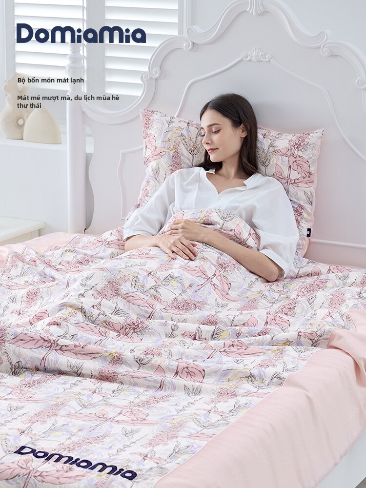 DOMIAMIA | Luxurious Summery Bed Skirt Set Washable Giá 5,973,000 Đồng*Miễn phí vận chuyển