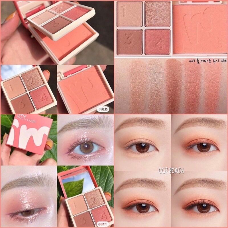 [HCM]Bảng phấn mắt và má hồng 2 in 1 IM MEME IM MULTI CUBE