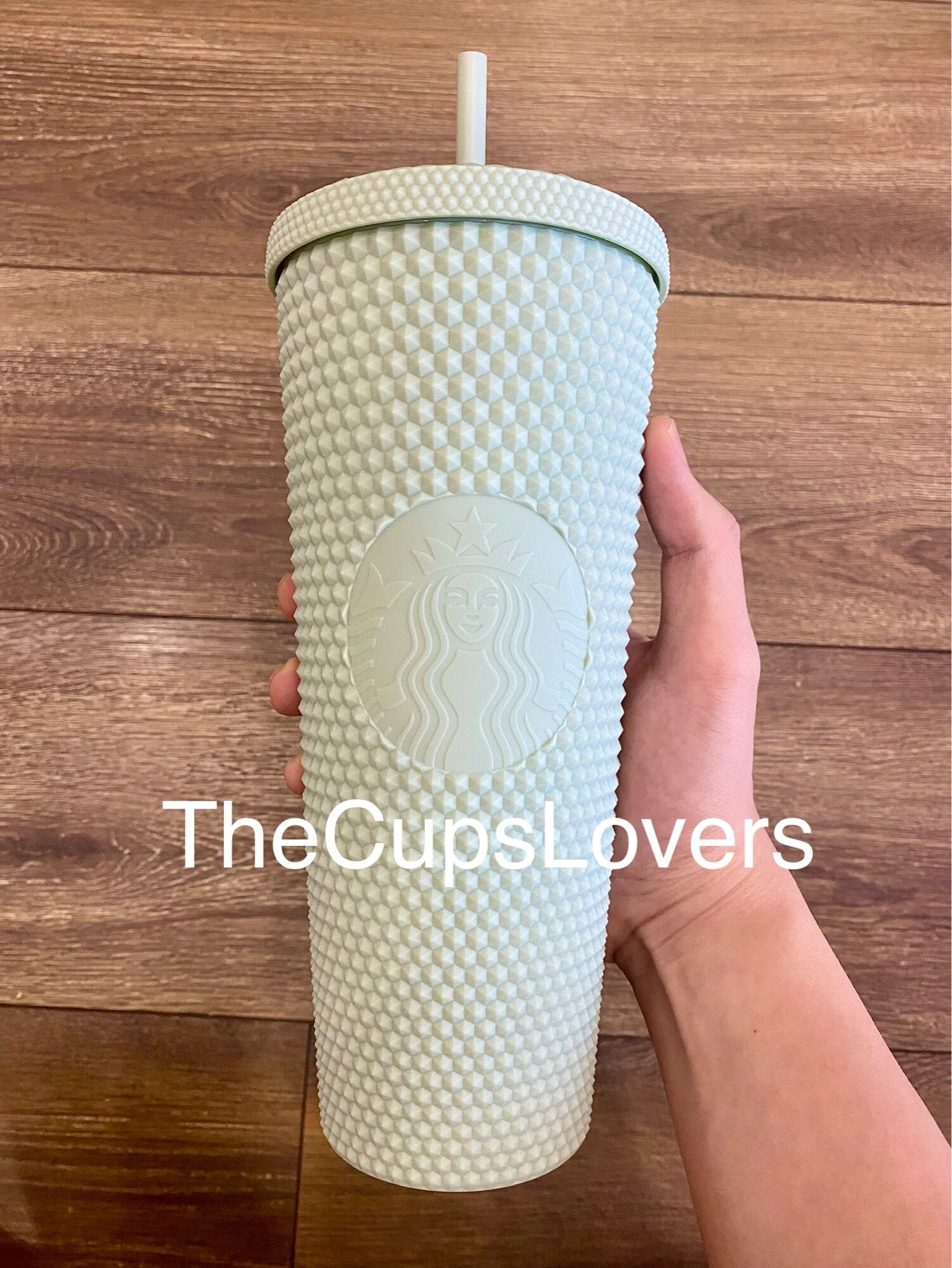 Ly gai starbucks studded green mint matte xanh bạc hà phiên bản china 2021