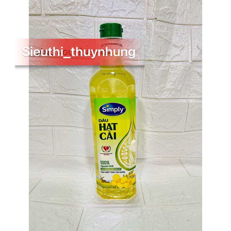 Dầu Ăn Đậu Nành Simply 1L-2L