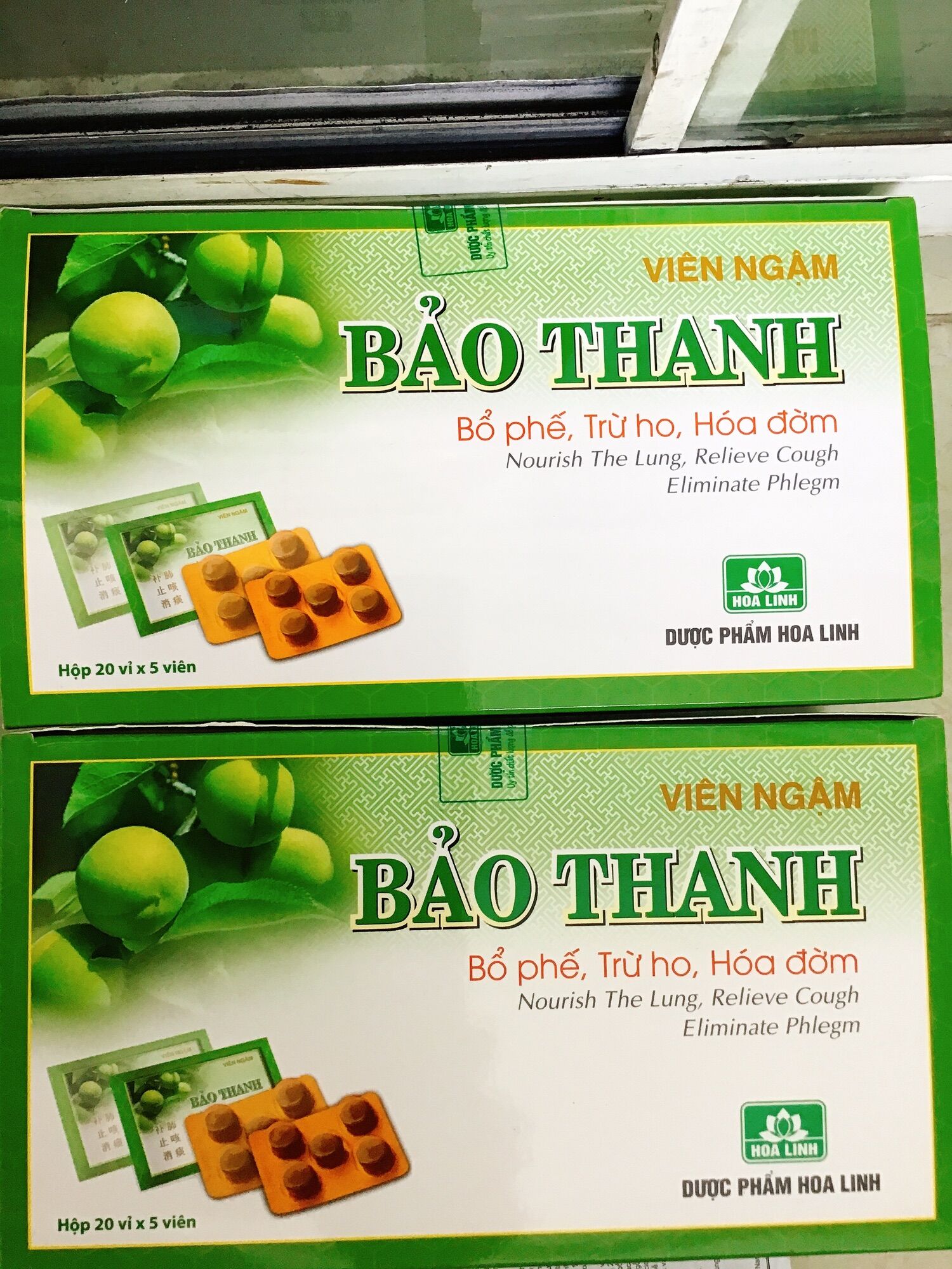 Kẹo ngậm ho Bảo Thanh vỉ 5 viên