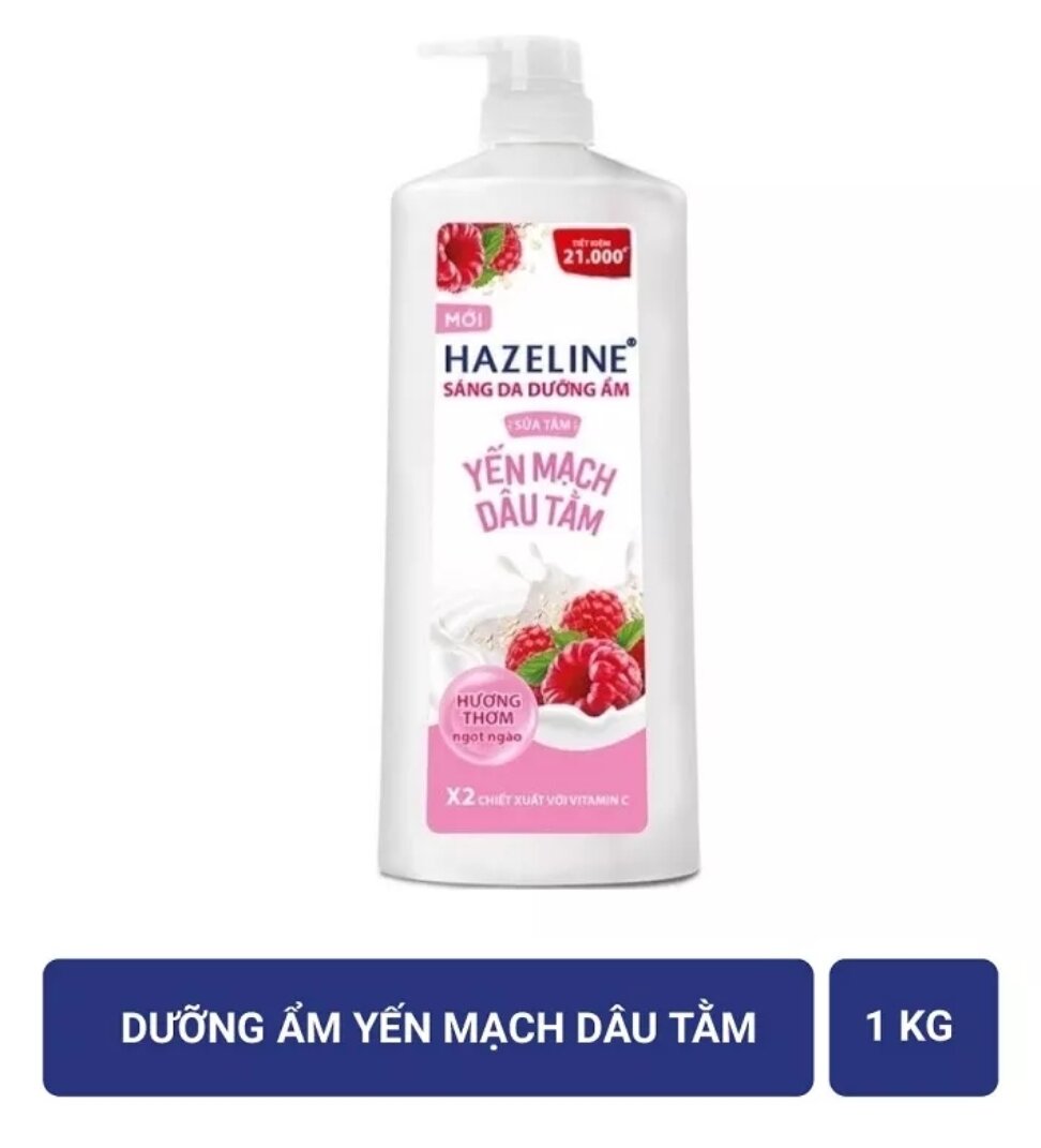 (HCM) SỮA TẮM HAZELINE CHAI 1KG