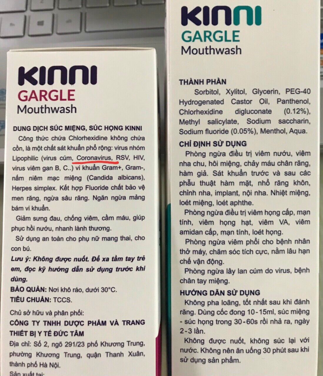 Nước xúc miệng Kinni