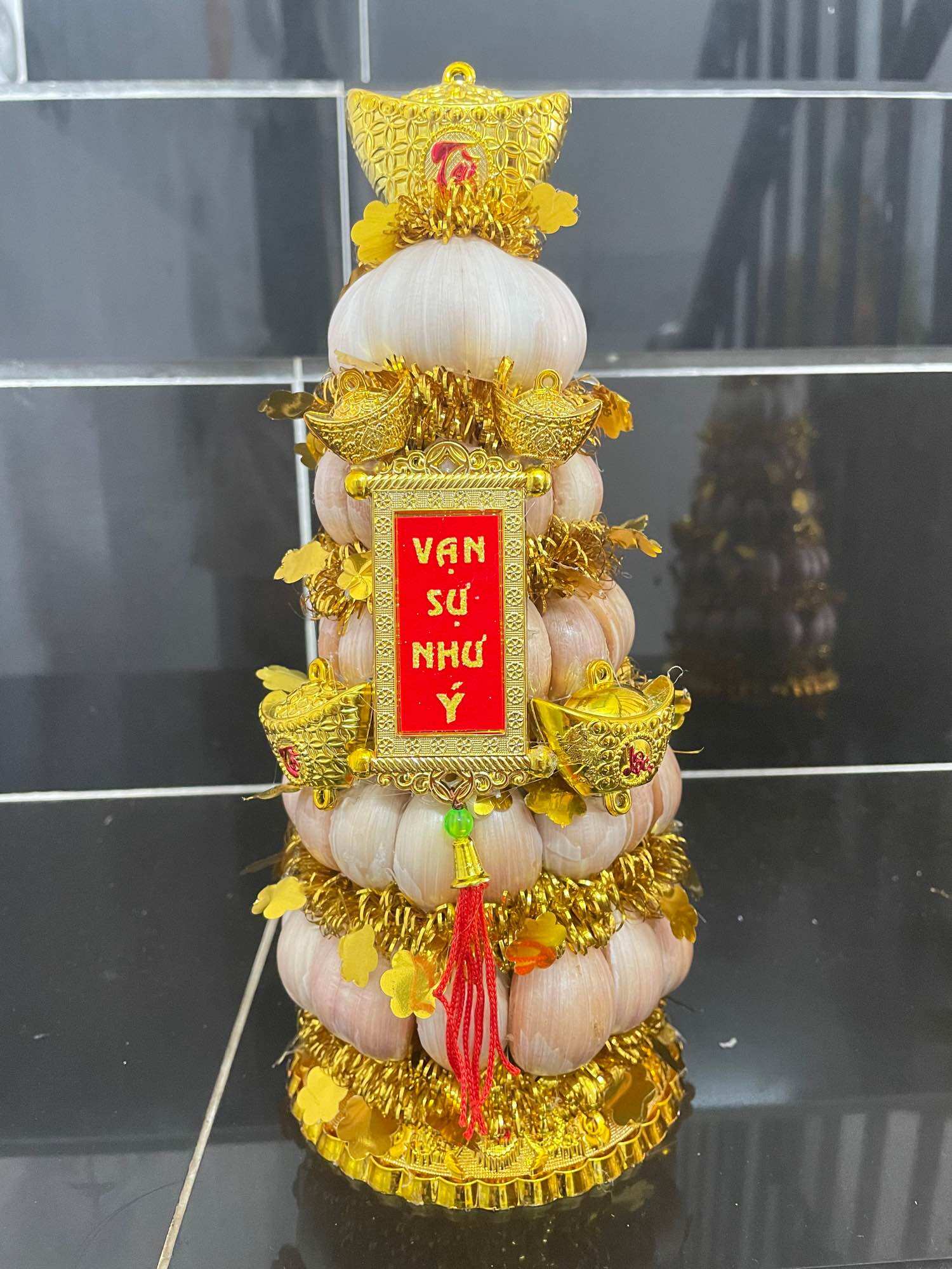 Tháp tỏi thần tài thổ địa 5 tầng