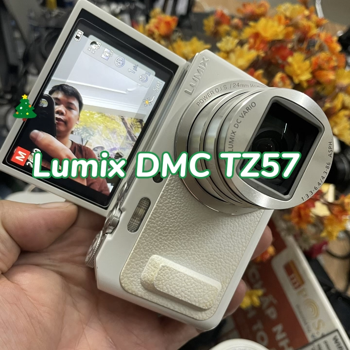 Máy ảnh Lumix DMC TZ57 màn hình lật có wifi | Lazada.vn