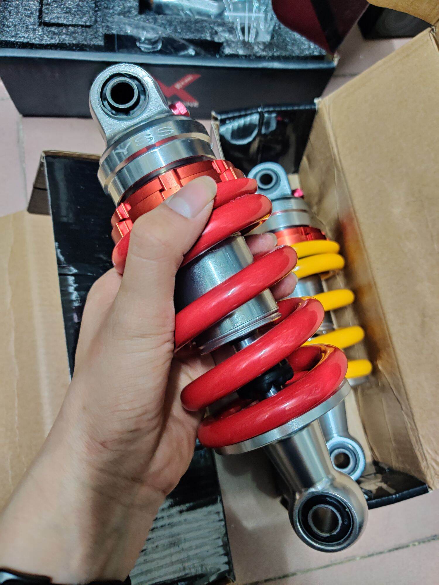 Phuộc OHLINS/Yss ko bình lắp Ex135 Ex2010 Ex11 Ex150