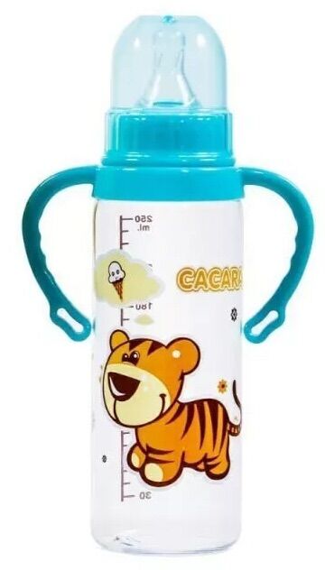 Combo bình sữa lớn/nhỏ Cacara tay cầm 250ml/140ml