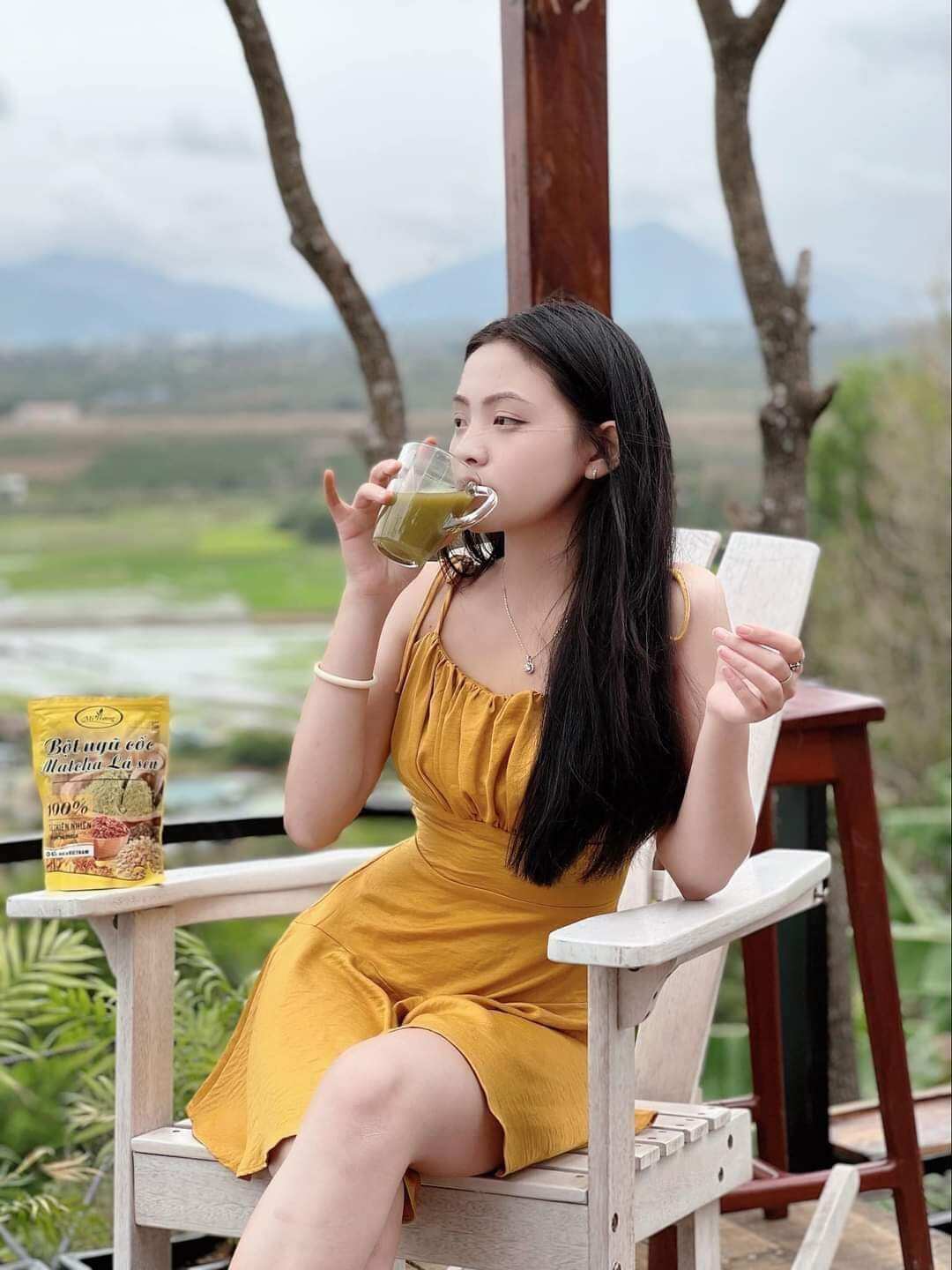 BỘT NGŨ CỐC MATCHA LÁ SEN MỊ HƯƠNG 250G