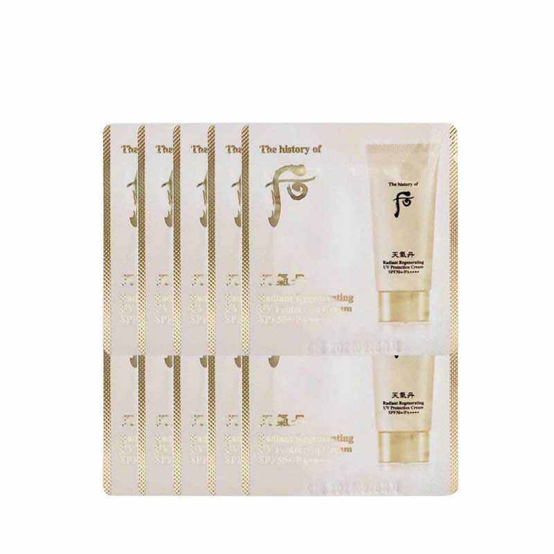 Combo 10 Kem Chống Nắng Tái Sinh Whoo Radiant Rejuvenating UV Protection Cream 1ml/goi