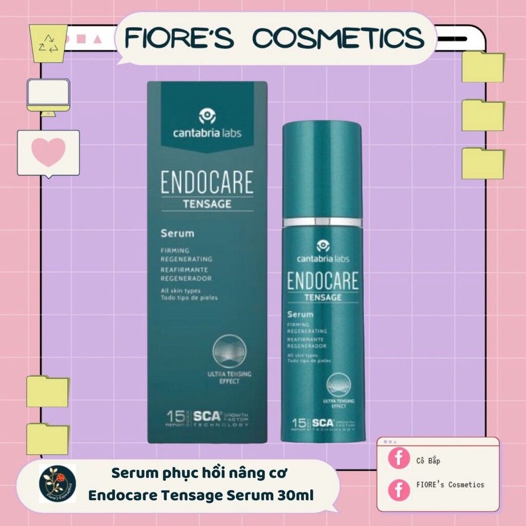 Endocare Tensage Serum 30ml- Serum chống lão hoá, phục hồi da