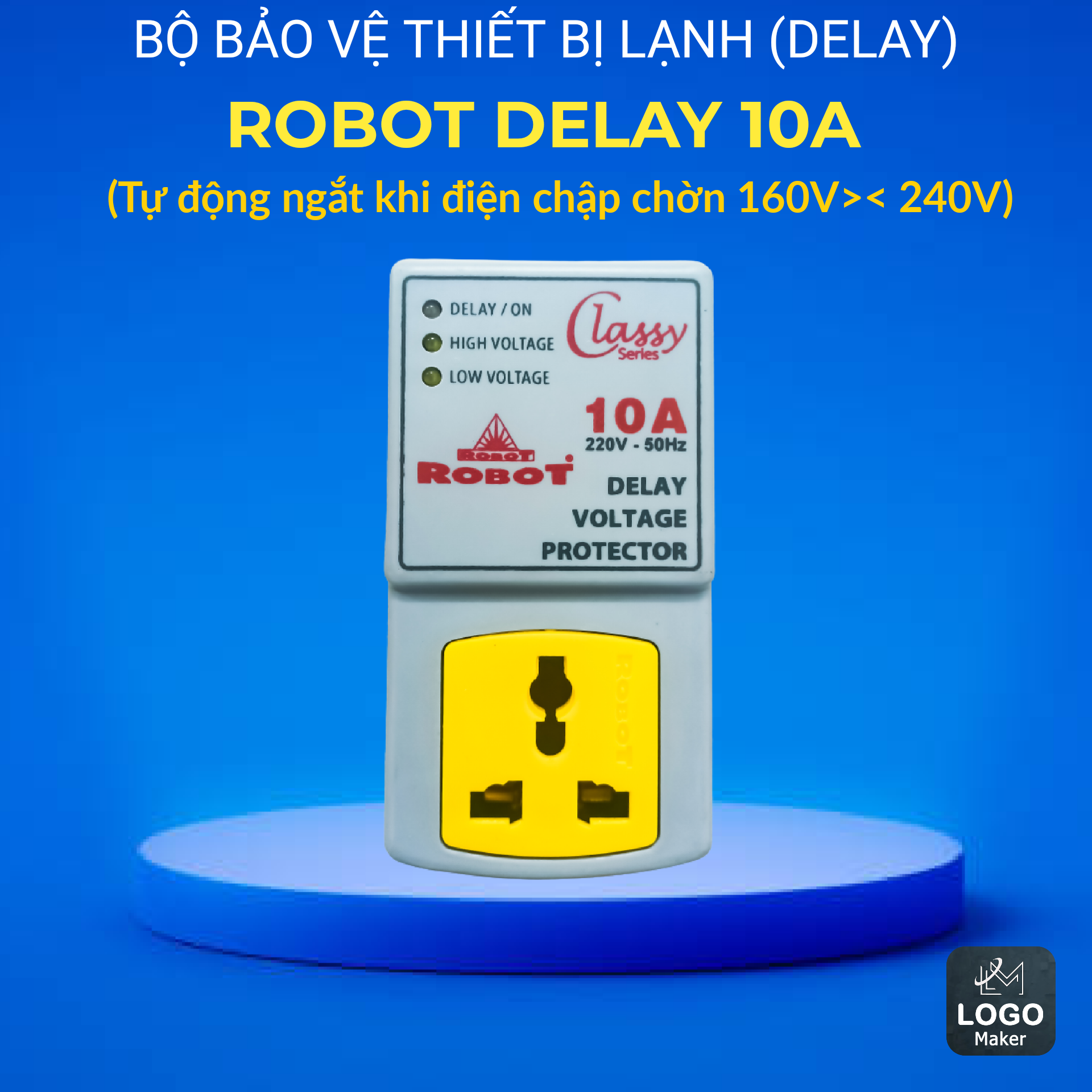 Bộ bảo vệ thiết bị lạnh Robot Delay ổ cắm chống sốc