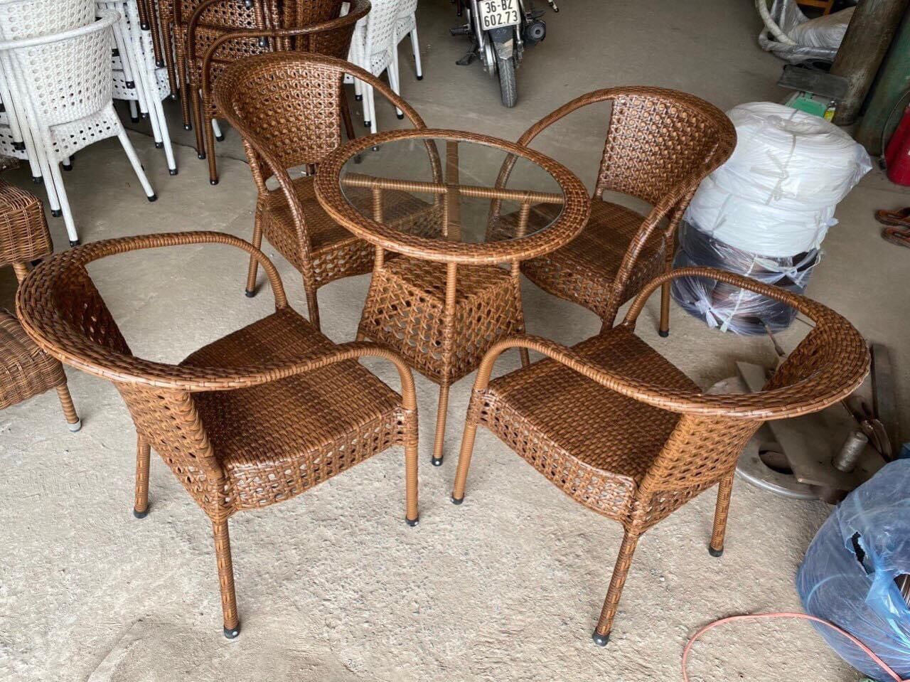 Ghế mây nhựa giá rẻ