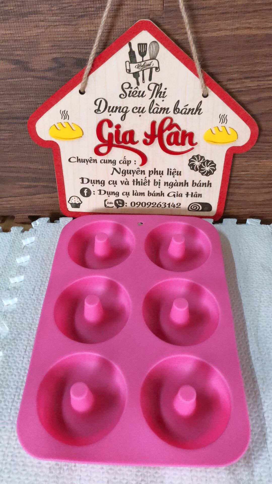 Khuôn silicon hình donut