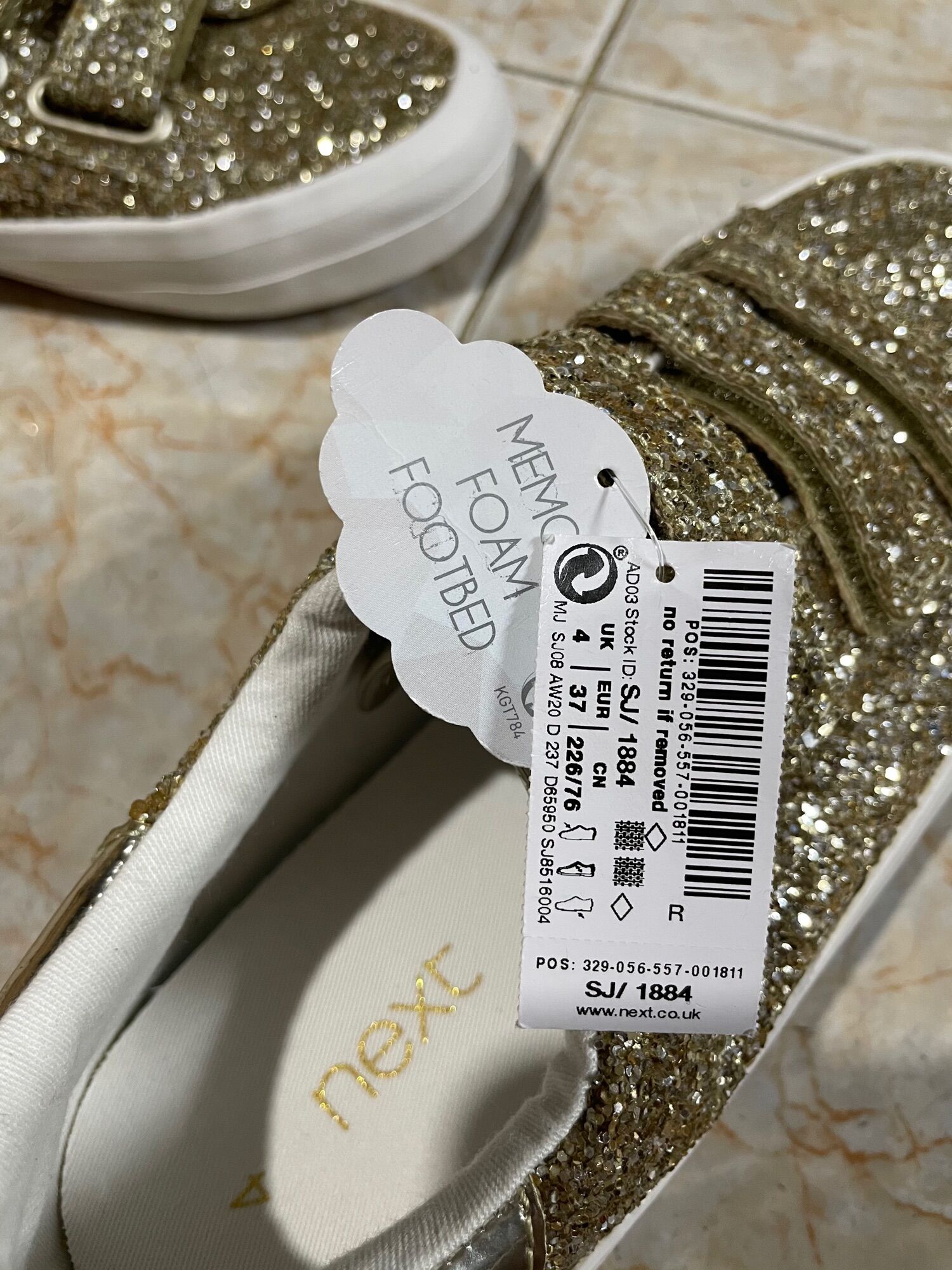 Giày NEXT Dư Xịn Xuất Mỹ Bling Bling Size 38 ( Có Sẵn )