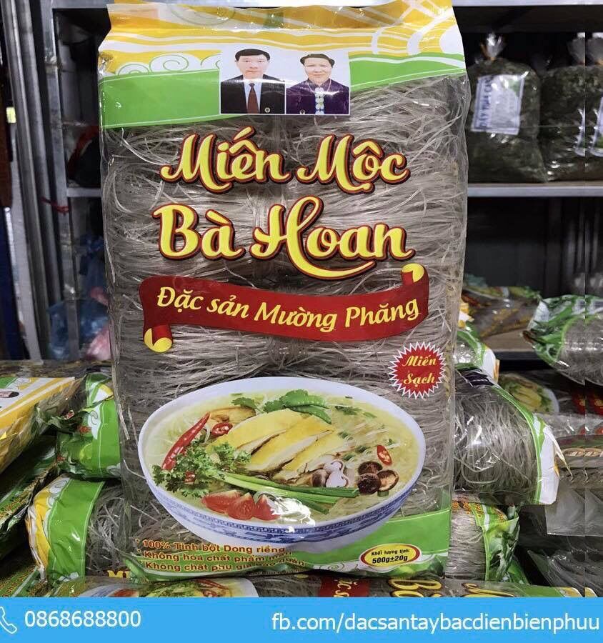 Miến dong Điện Biên miến mộc bà hoan gói 500g