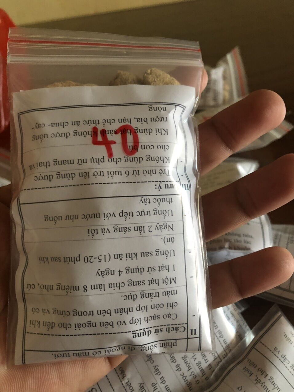 [HOT] Hạt Sang trắng ( 40 hạt) dạ dày