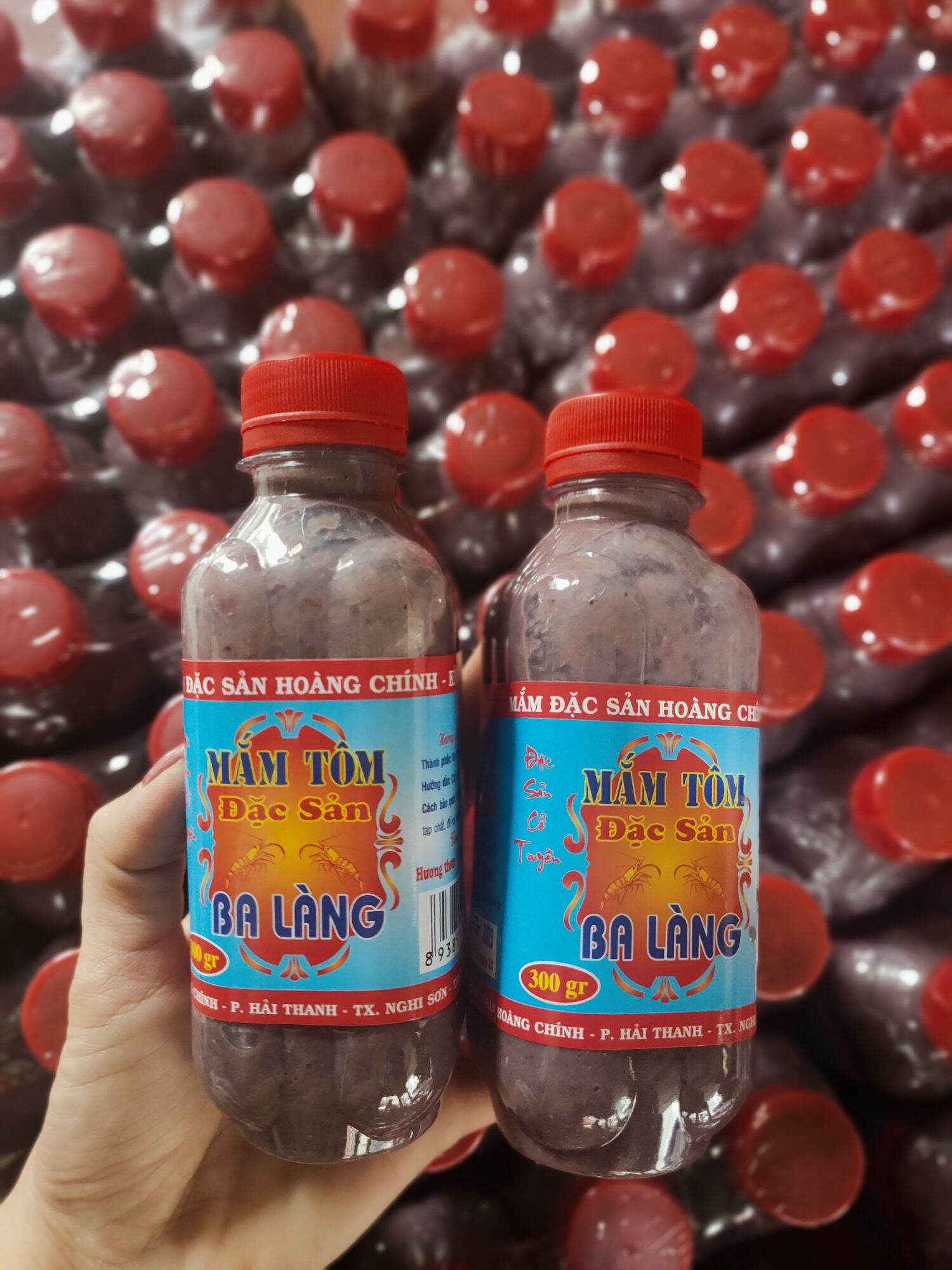 mắm tôm ngon Ba Làng chai 300gr