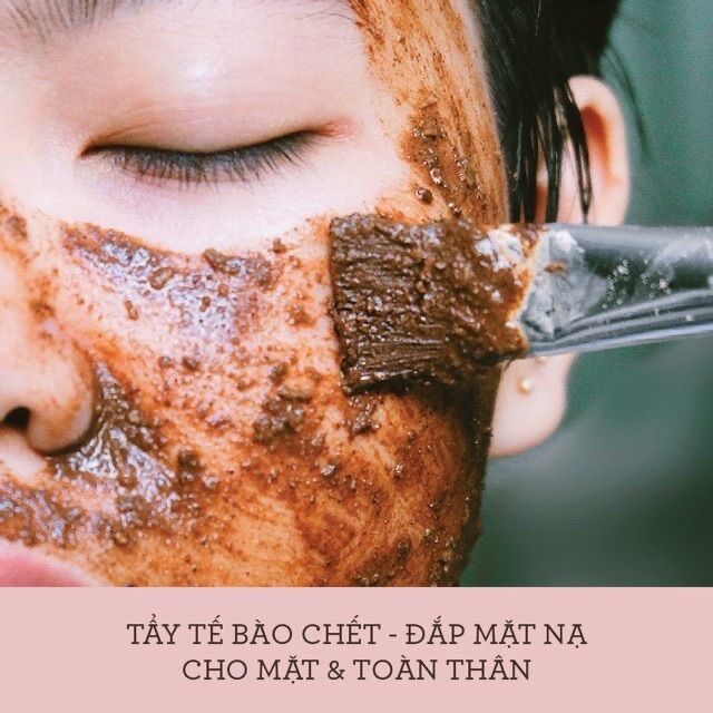 Cám gạo cà phê tẩy da chết gói 1kg