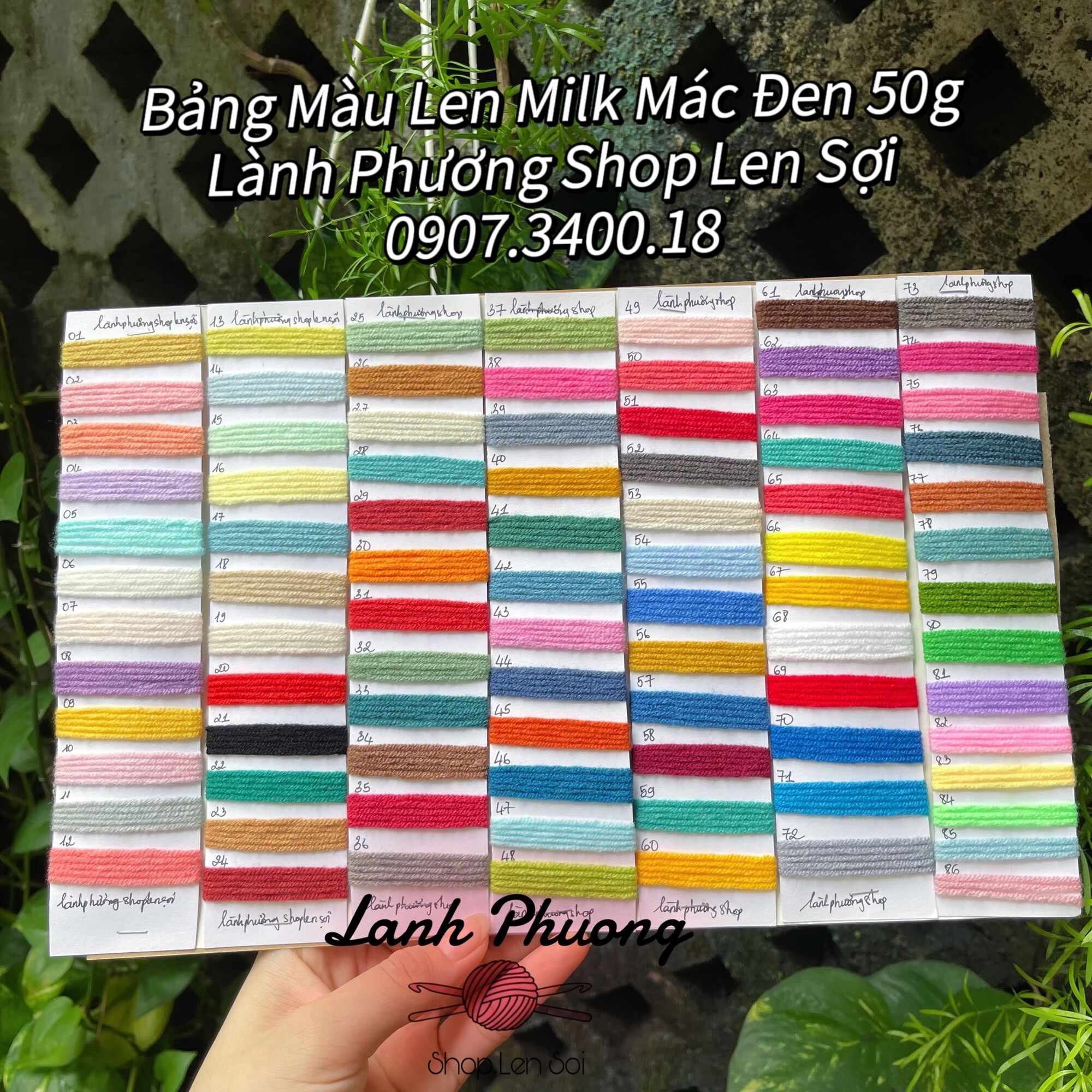 Len Milk Mác Đen 50gr