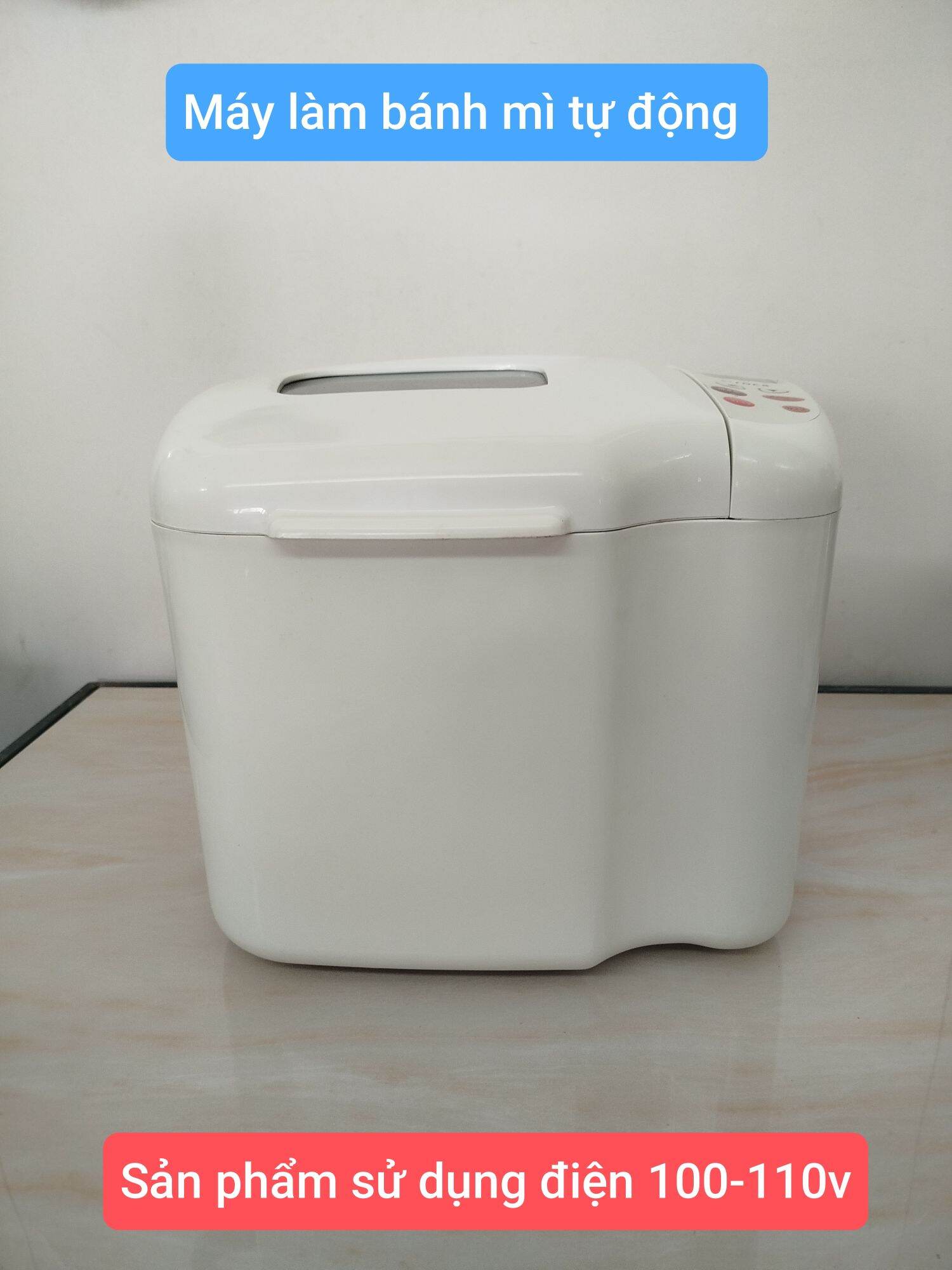 Máy làm bánh mì tự động tại nhà SIROCA SHB-12W, hàng si Nhật