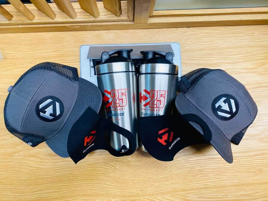 BÌNH LẮC THỂ THAO THÉP KHÔNG GỈ DYMATIZE SHAKER 800ML