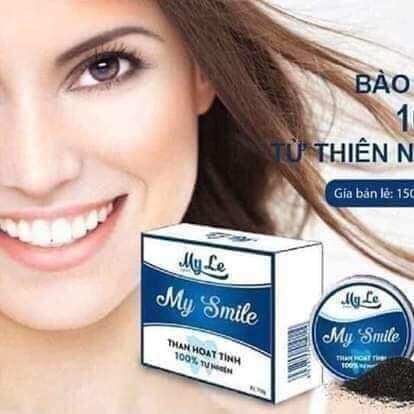 Than hoạt tính trắng răng my smile
