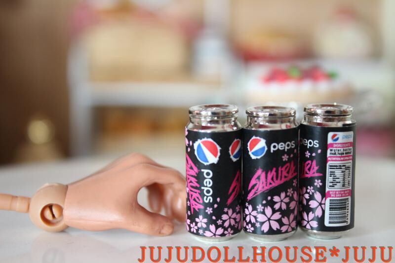 Đồ chơi mini dollhouse mô hình đồ uống tủ lạnh bia cola siêu thị chơi đồ ăn thu nhỏ ob11 binh sĩ