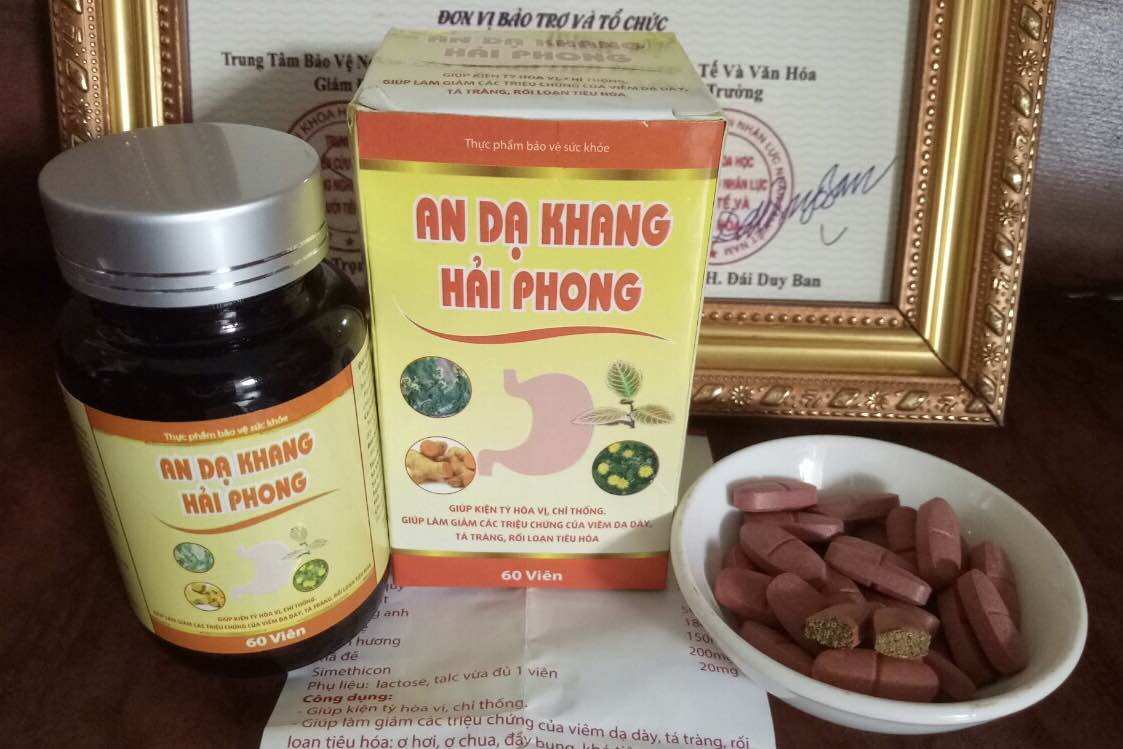 Viên Dạ Dày An Dạ Khang Hải Phong ( Hộp 60 Viên )
