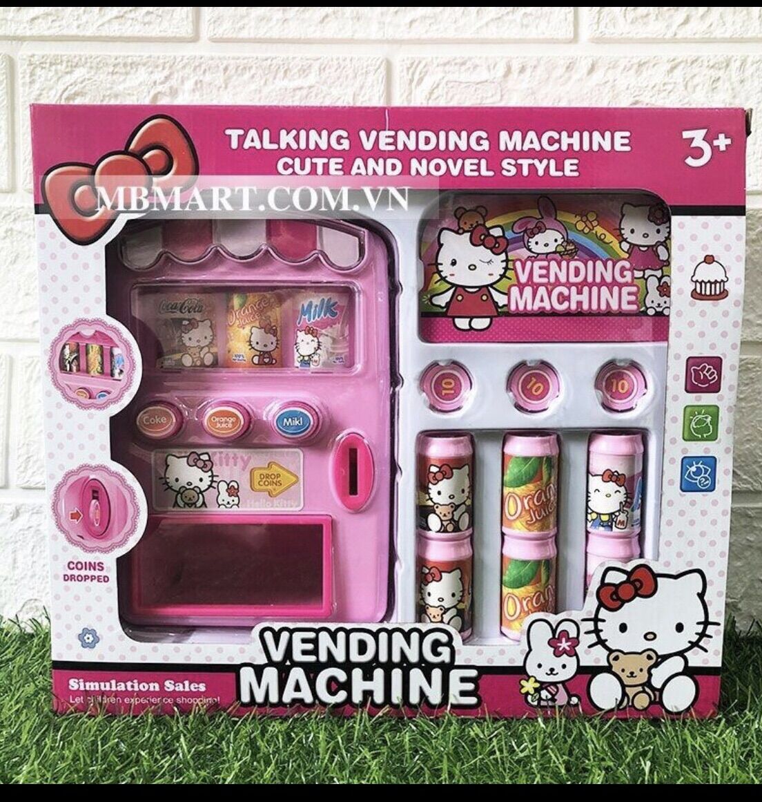 Máy bán nước tự động của hello kitty Cho bé