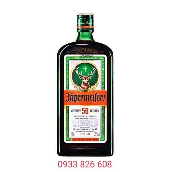 Vỏ chai ruợu ngoại thủy tinh màu xanh Jangermeifter xuất xứ Đức dung tích 700ml cực đẹp.Chai Rỗng Không Có Chất Lỏng Bên Trong.