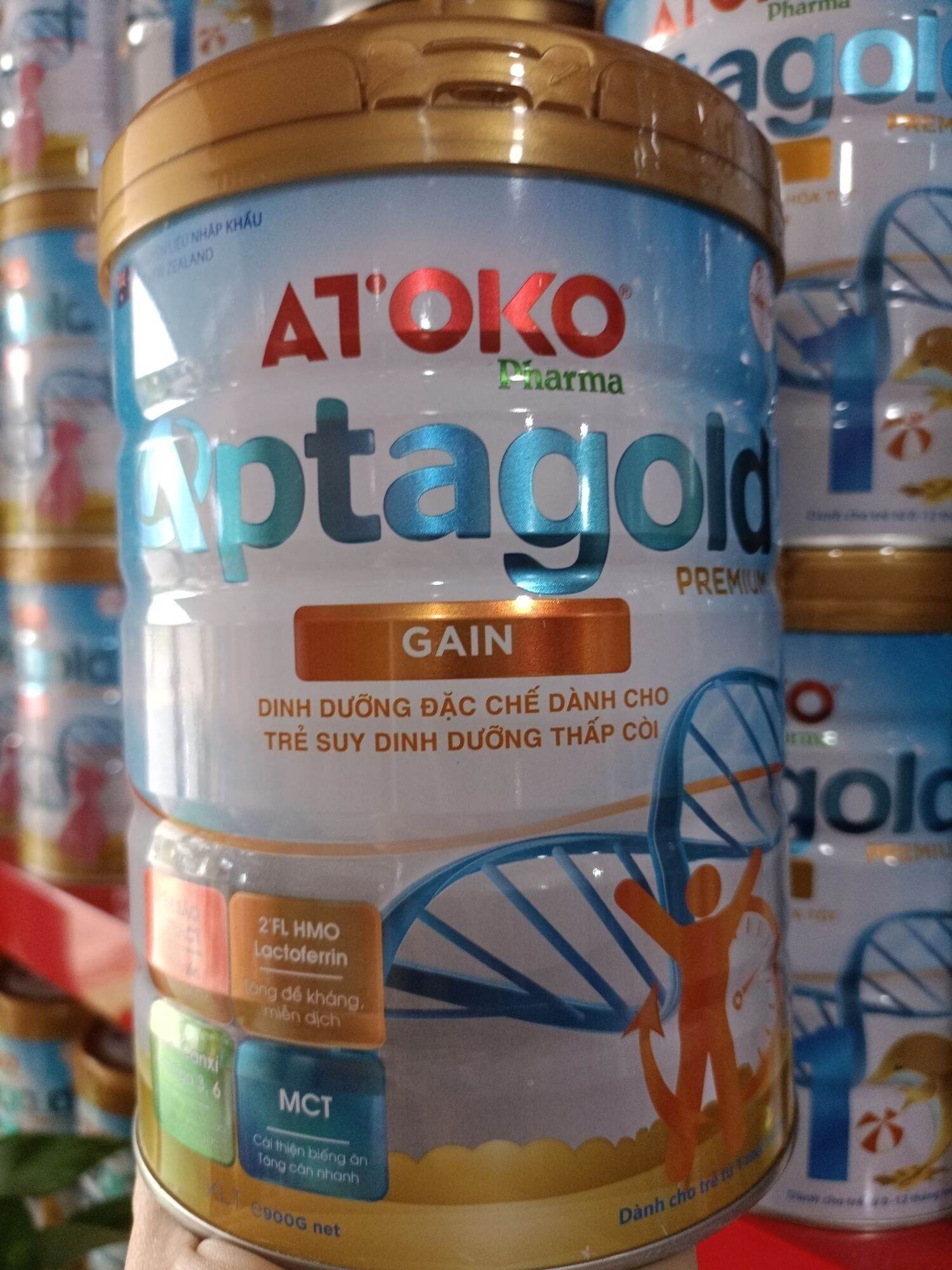 Sữa Aptagold Gain Plus 900g