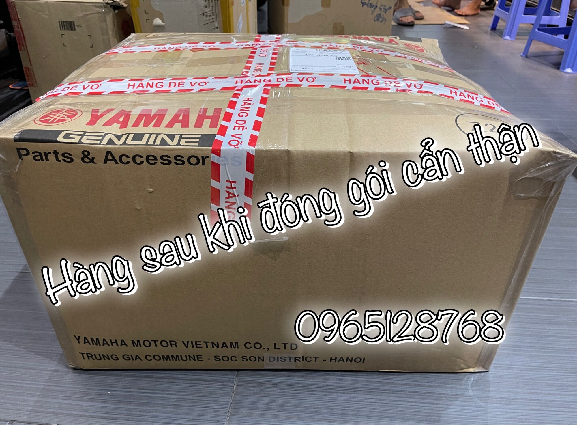 Dàn áo Ex 135 trắng xanh luôn tem