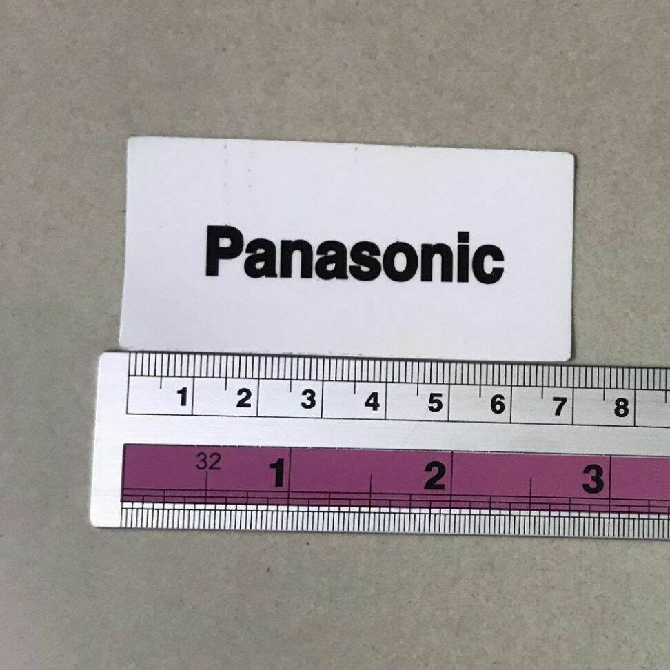 tem dán mặt lạnh điều hòa Panasonic chữ đen