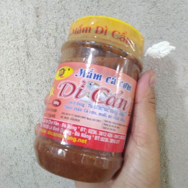 [ MẮM NGON MIỀN TRUNG] MẮM CÁI CÁ CƠM DÌ CẨN NGON LOẠI 1 - 500G