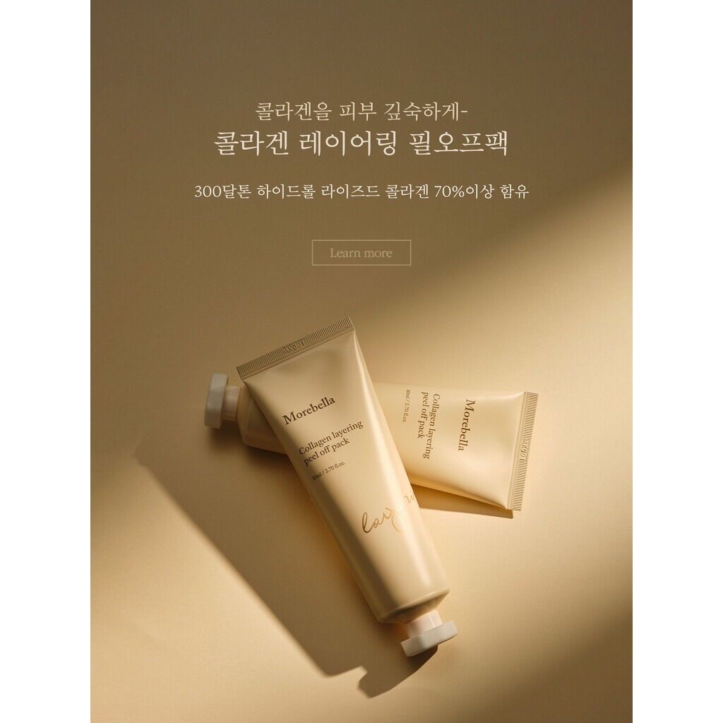 Peel collagen ❤MOREBELLA❤ Peel da Collagen Morebella căng bóng, trẻ hoá, trắng sáng không bong tróc 30ml 80ml