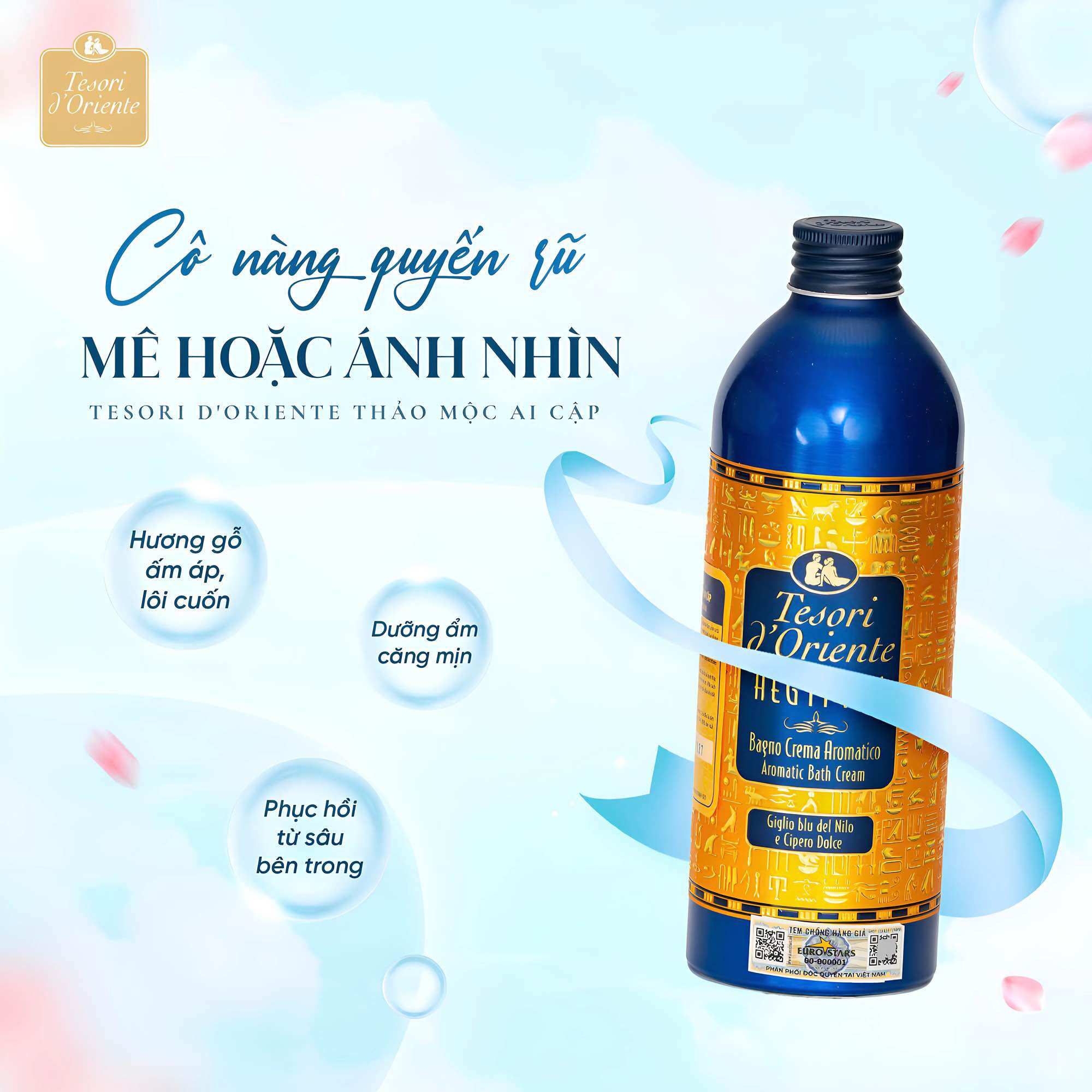 Sữa Tắm Nước Hoa Tesori d'Oriente 250ml Shower Cream