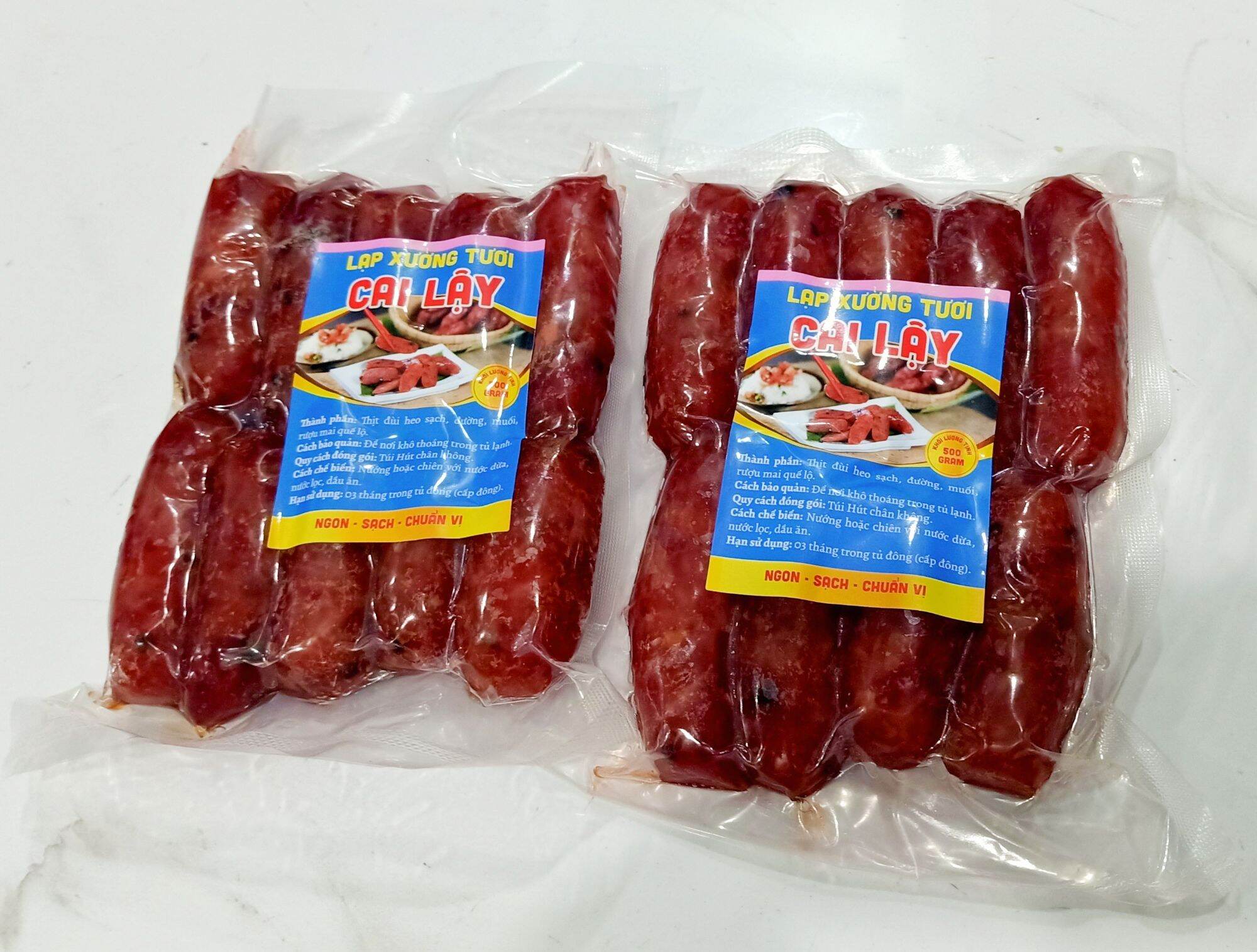 [HCM]LẠP XƯỞNG TƯƠI CAI LẬY 500gr