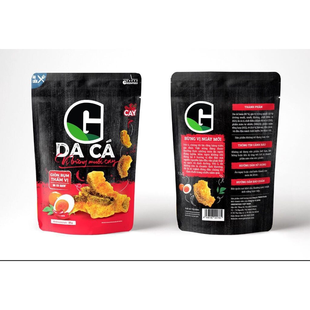 Da Cá Trứng Muối G Kitchen 25g