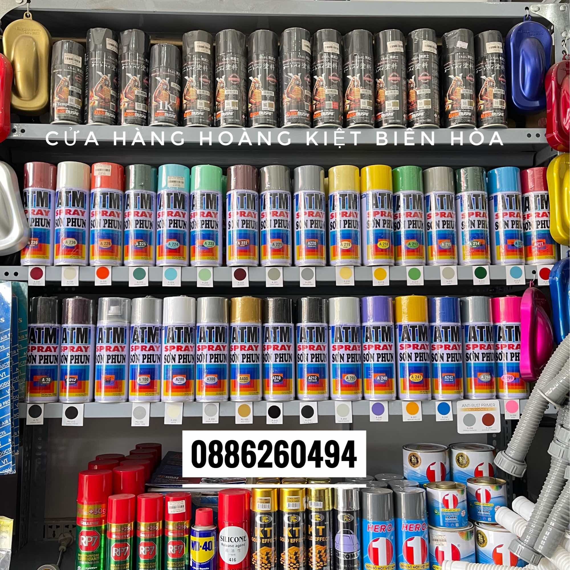 SƠN XỊT ATM 400ML NHIỀU MÀU