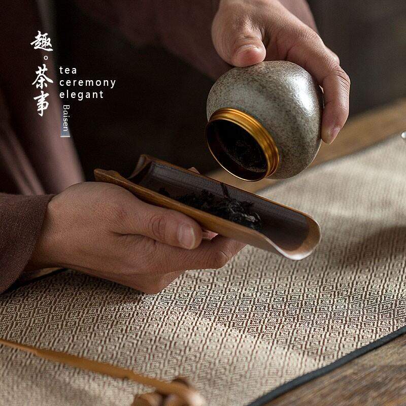 Babson Dimension Ancient Tea Three-piece Set Handmade Bamboo Liujunzi Tea Needle Tea Pick Tea Ceremony Kung Fu Tea Set Accessories