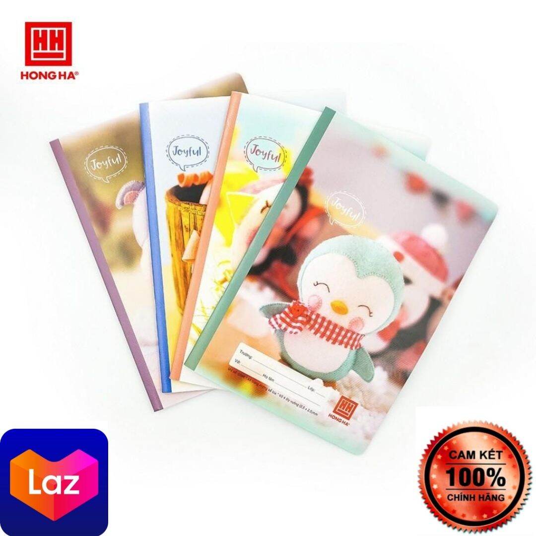 Vở 4 ô ly 48 trang joyful hồng hà 💗cưng xỉu💗