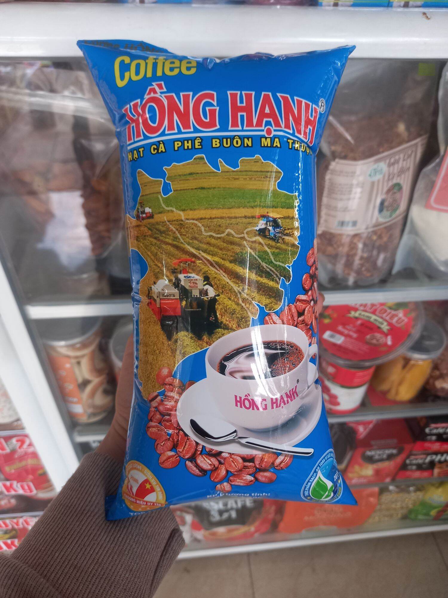 500g cà phê Hồng Hạnh xanh