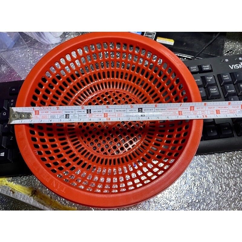 💥Set 5 Cái Rổ Nhỏ Mini Nhiều Màu (Lổ thưa, lổ dày, Rộng 20cm, Hình thật)
