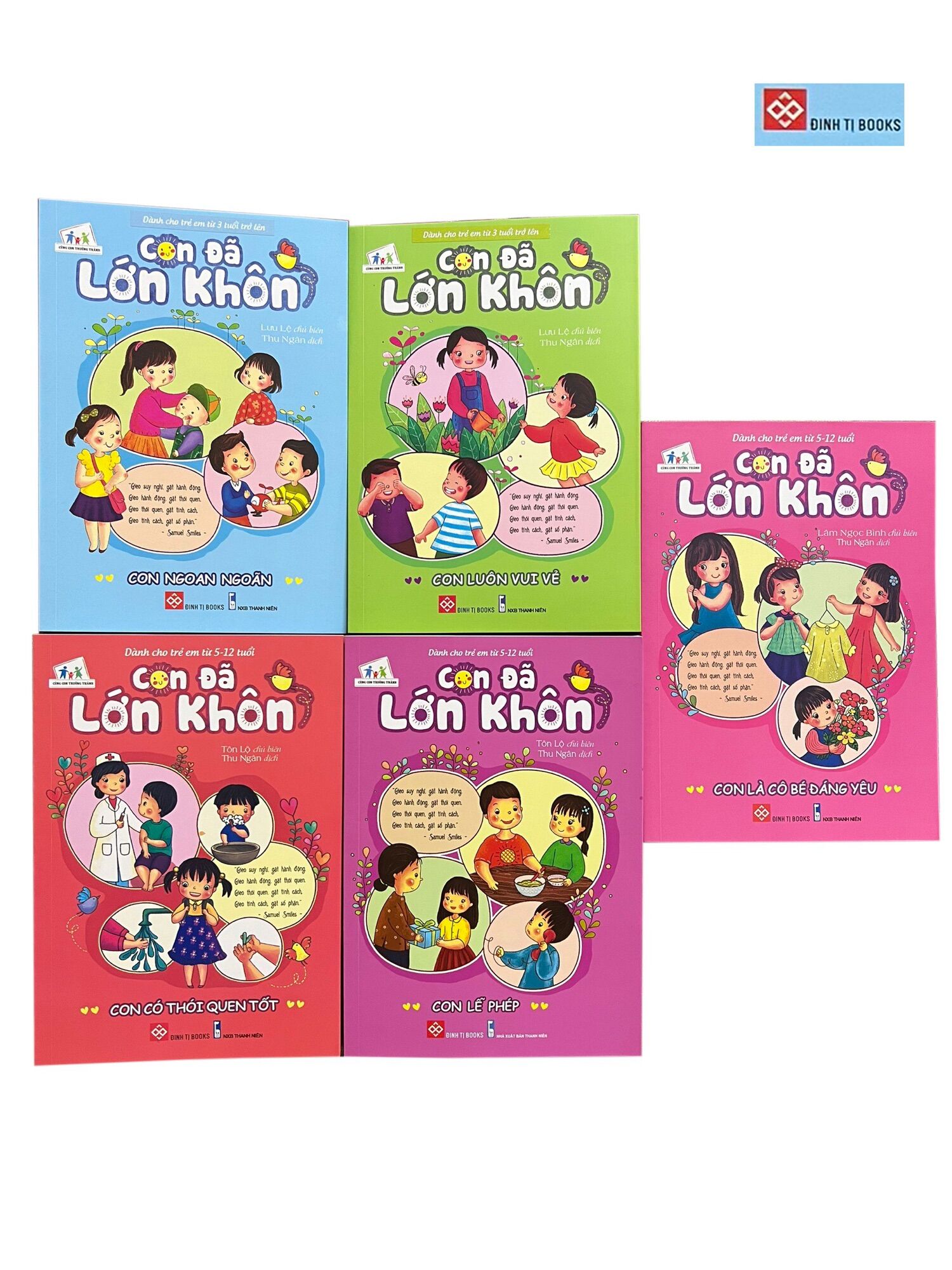 SÁCH - Combo 5 quyển: con đã lớn khôn