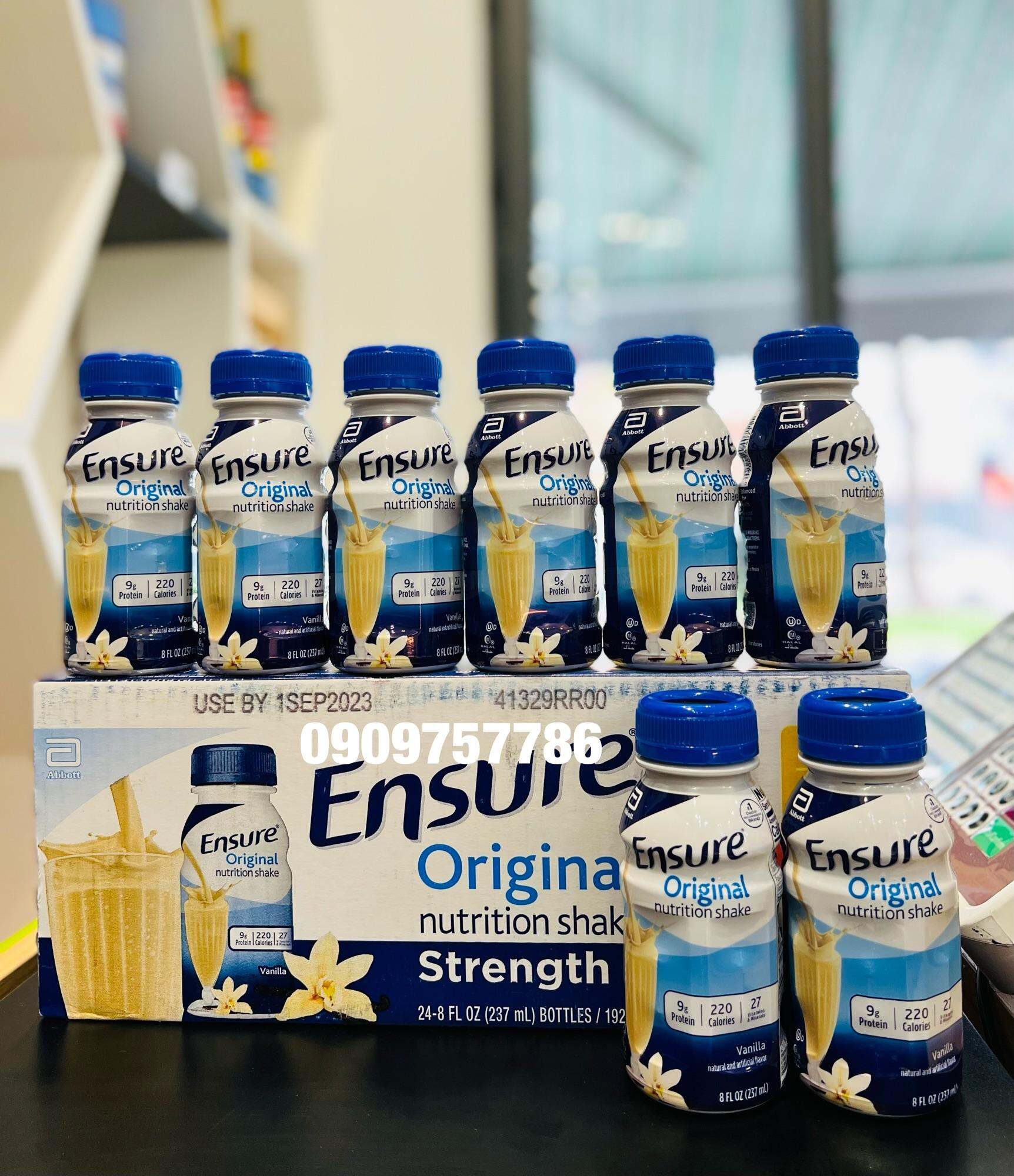 Sữa Ensure Original dạng nước của Mỹ chai 237ml