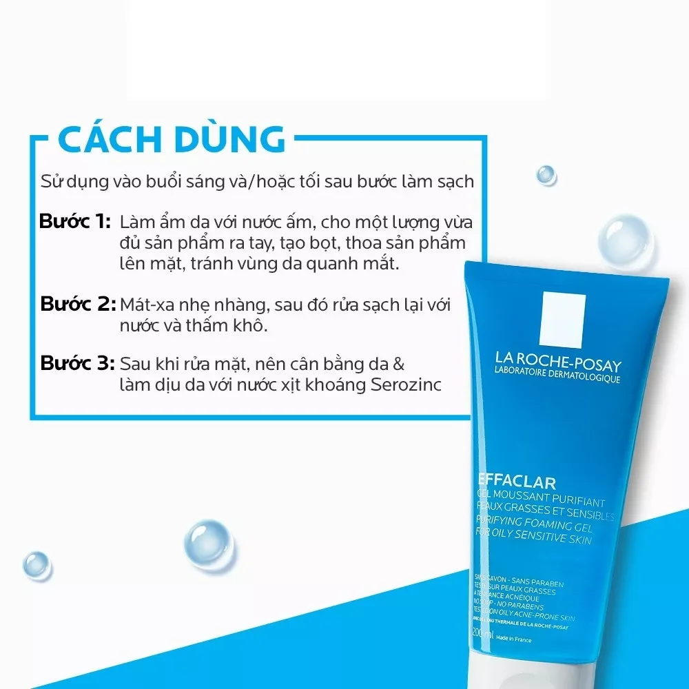 Sữa rửa mặt La Roche-Posay Gel 50ml